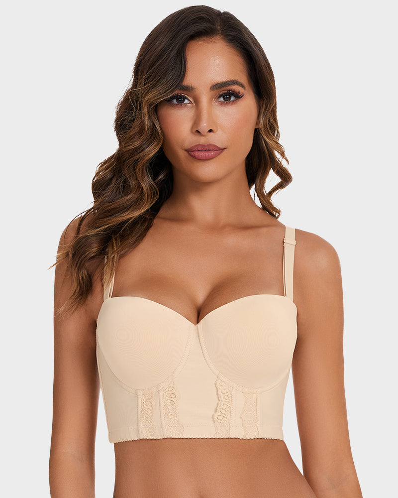 Sujetador Sin Tirantes con Espalda Baja – Elegancia Invisible