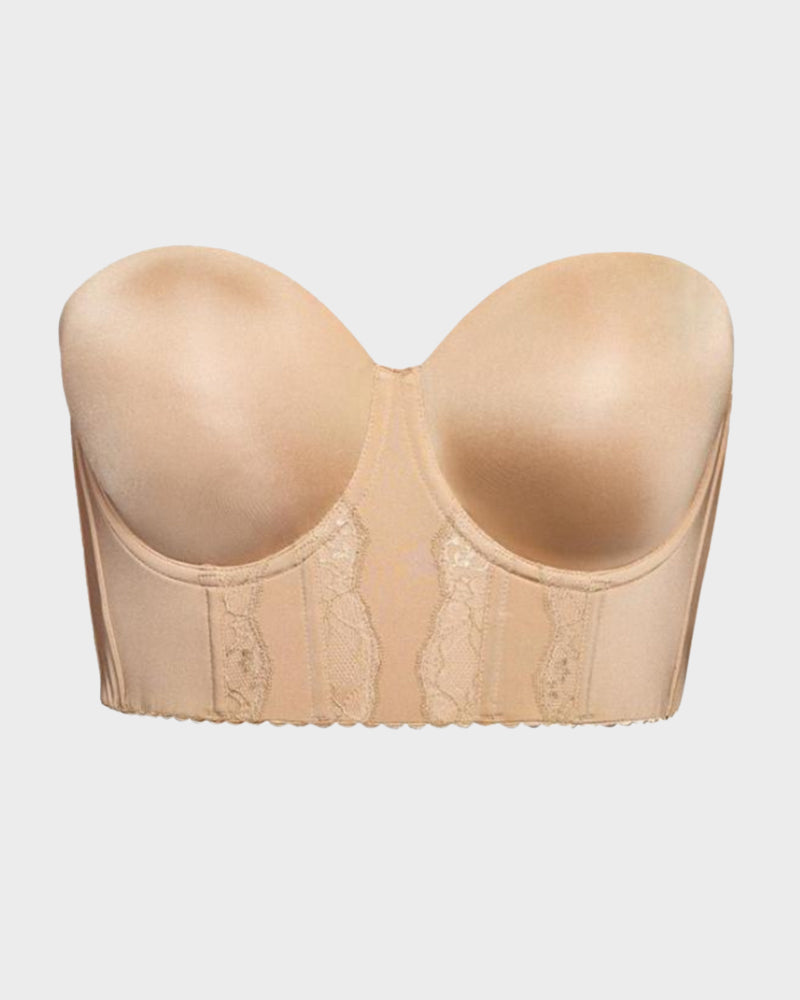 Sujetador Sin Tirantes con Espalda Baja – Elegancia Invisible