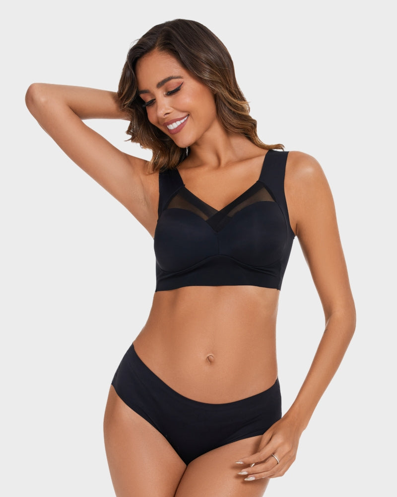 Sujetador Confortable de Tul Modelador