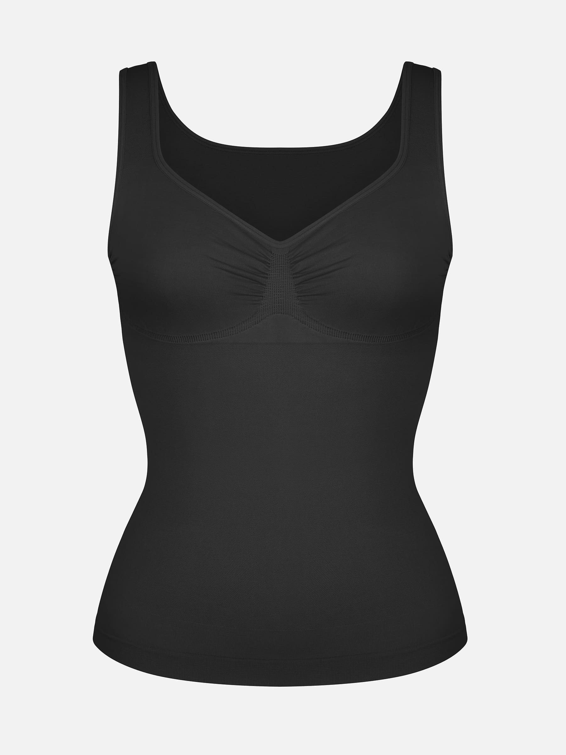Feelingirl Bust Support Waist and Abdomen Control Shape  Wide Straps Tank Top