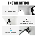 Complete Car Privacy Curtain Set (4 Pieces)