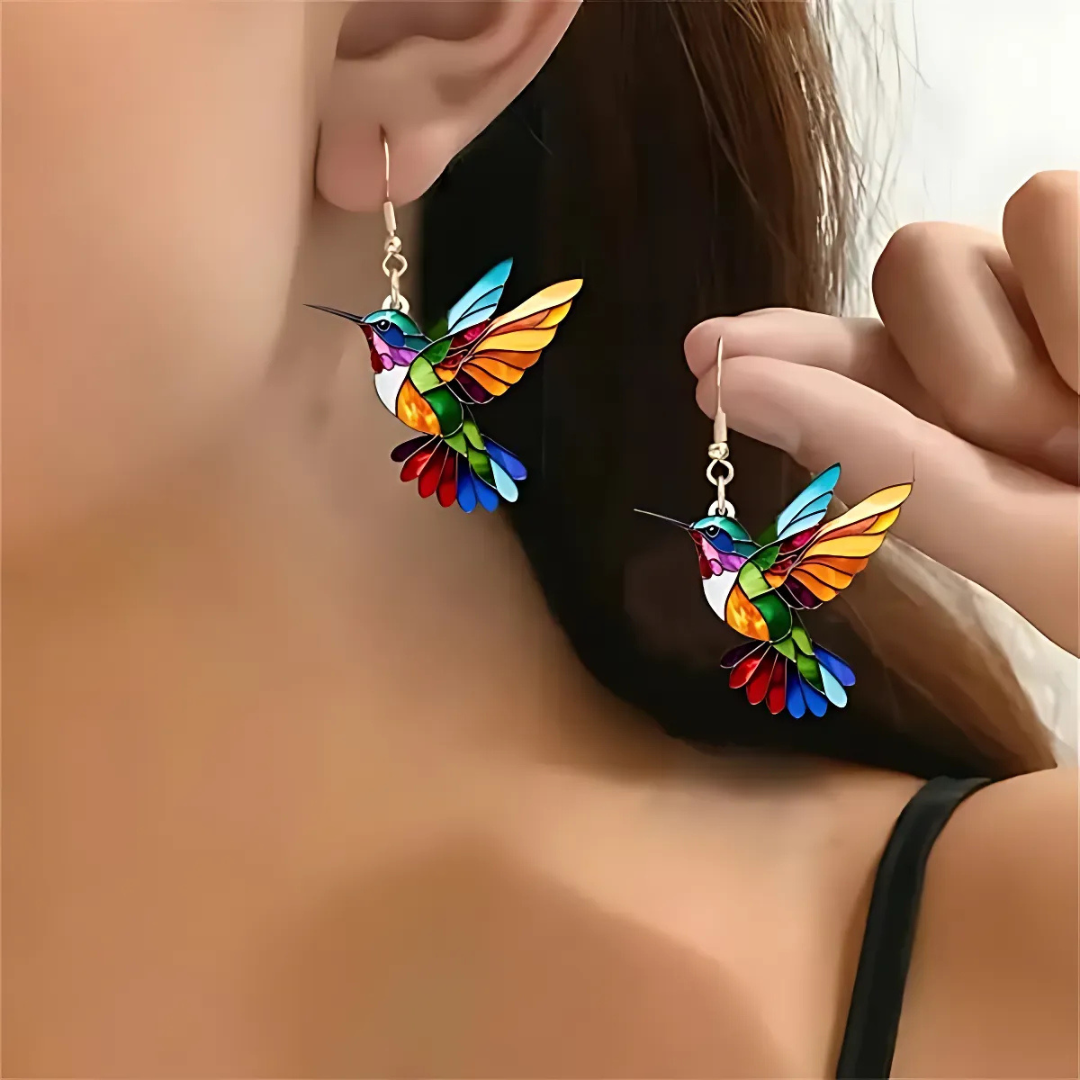 Samanta – Collar de Colibrí (Pendientes de Regalo)