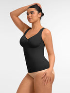 Feelingirl Bust Support Waist and Abdomen Control Shape  Wide Straps Tank Top