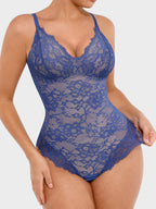 Feelingirl-V-Neck-Bodysuit-with-Lace-Fabric-BU7