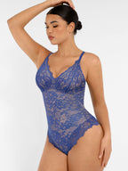 Feelingirl-V-Neck-Bodysuit-with-Lace-Fabric-BU7