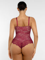 Feelingirl-V-Neck-Bodysuit-with-Lace-Fabric-RD3