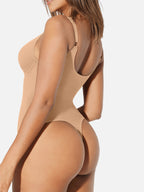 Feelingirl V Neck Tummy Control Shaping Bodysuit