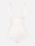 Feelingirl Lace V Neck Full Bodysuit