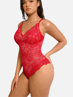 Feelingirl-V-Neck-Bodysuit-with-Lace-Fabric-RD8