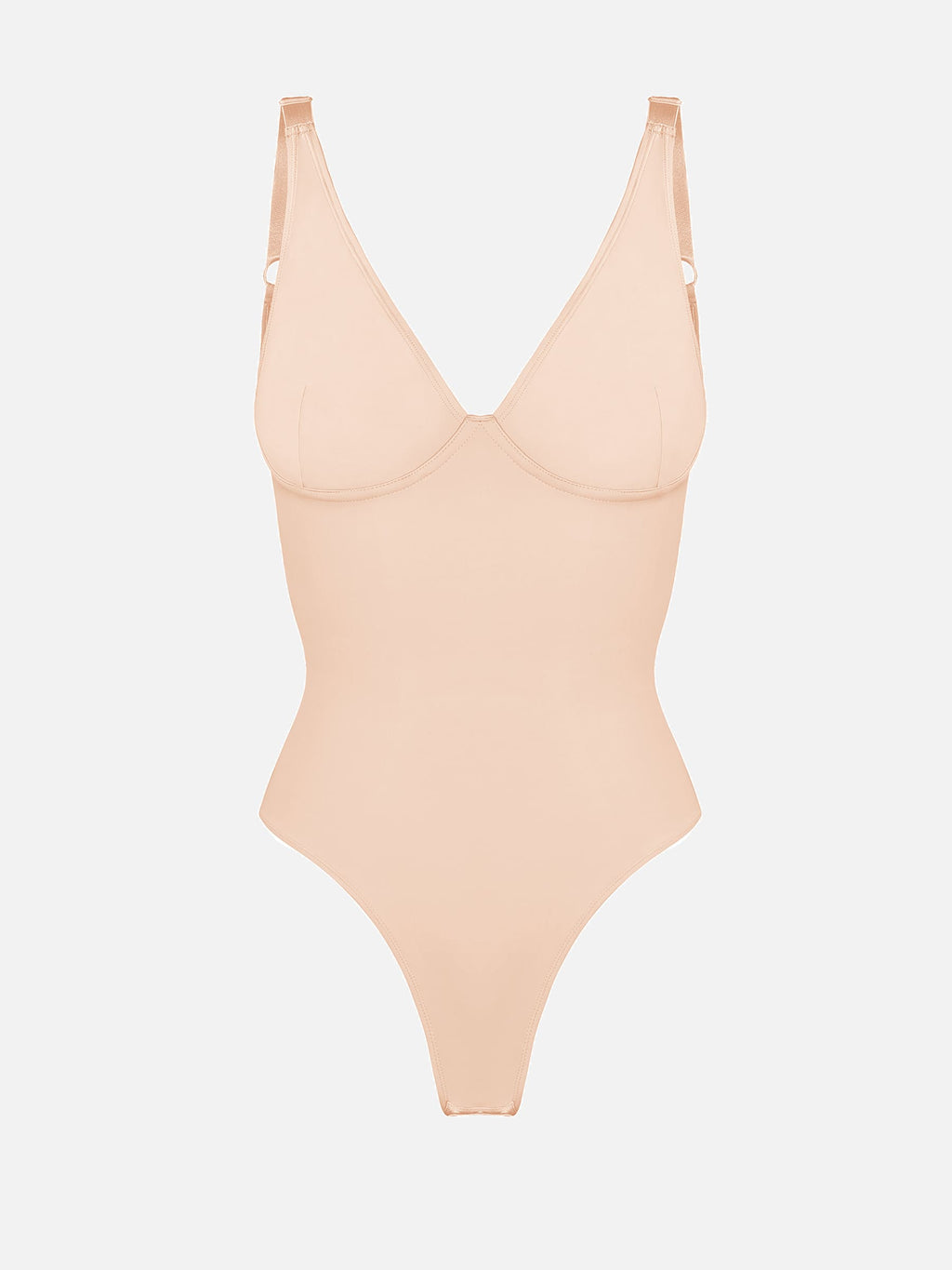 Feelingirl V Neck Tummy Control Shaping Bodysuit
