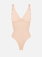Feelingirl V Neck Tummy Control Shaping Bodysuit