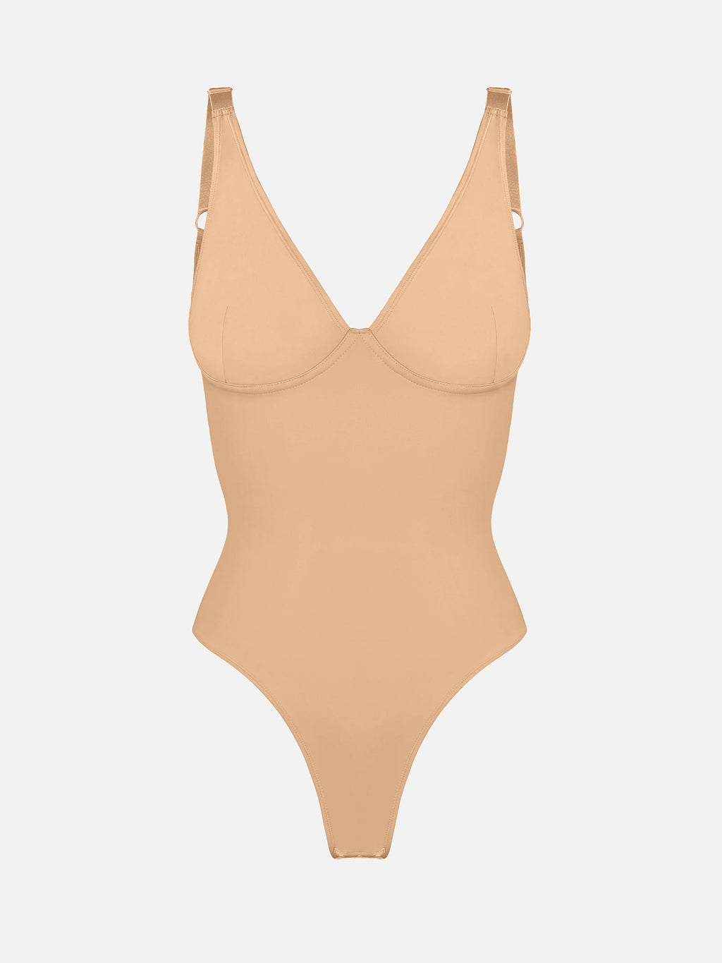 Feelingirl V Neck Tummy Control Shaping Bodysuit