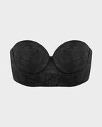 Sujetador Longline Sin Tirantes con Aros y Encaje Suave