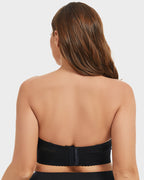 Sujetador Longline Sin Tirantes con Aros y Encaje Suave