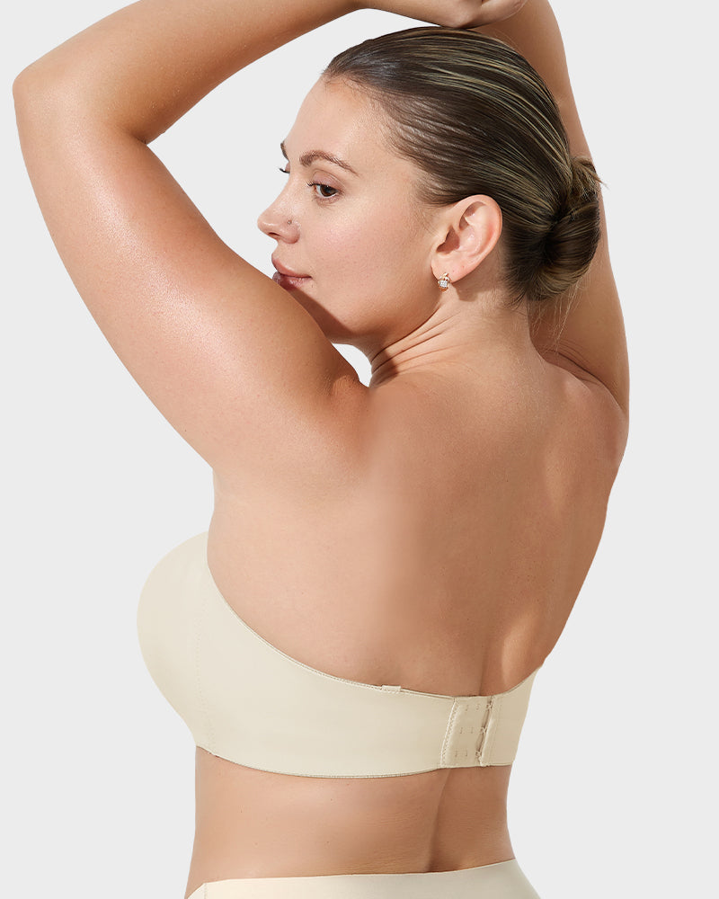 Sujetador Bandeau Convertible con Soporte Total y Efecto Antideslizante