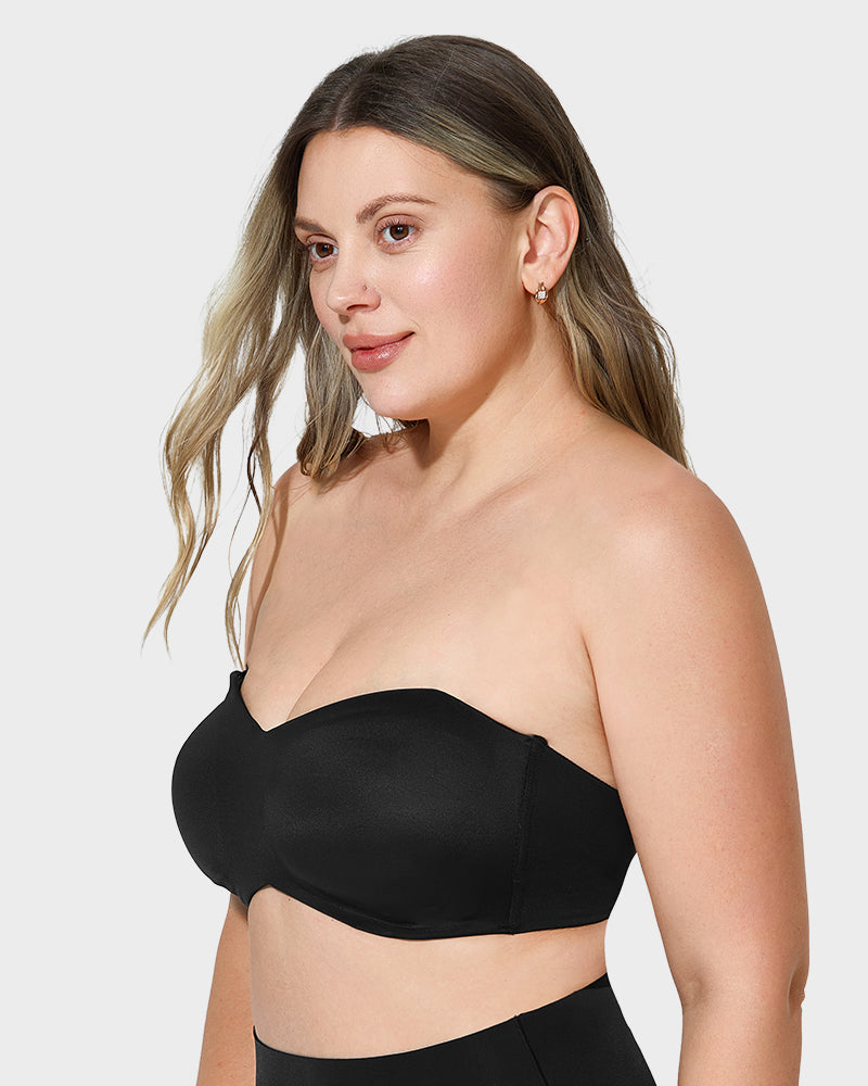 Sujetador Bandeau Convertible con Soporte Total y Efecto Antideslizante