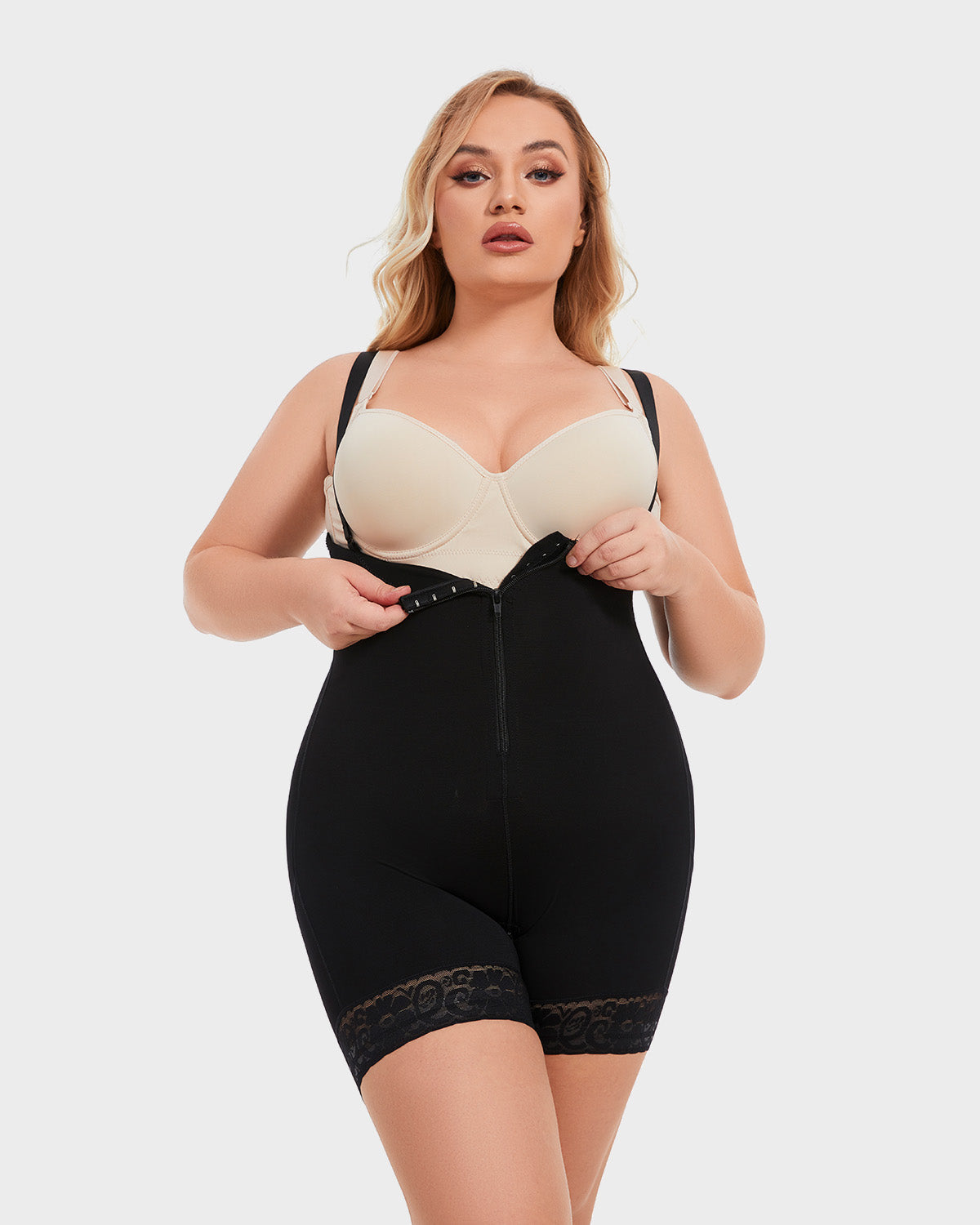 Body Modelador con Apertura en el Pecho y Control Abdominal™