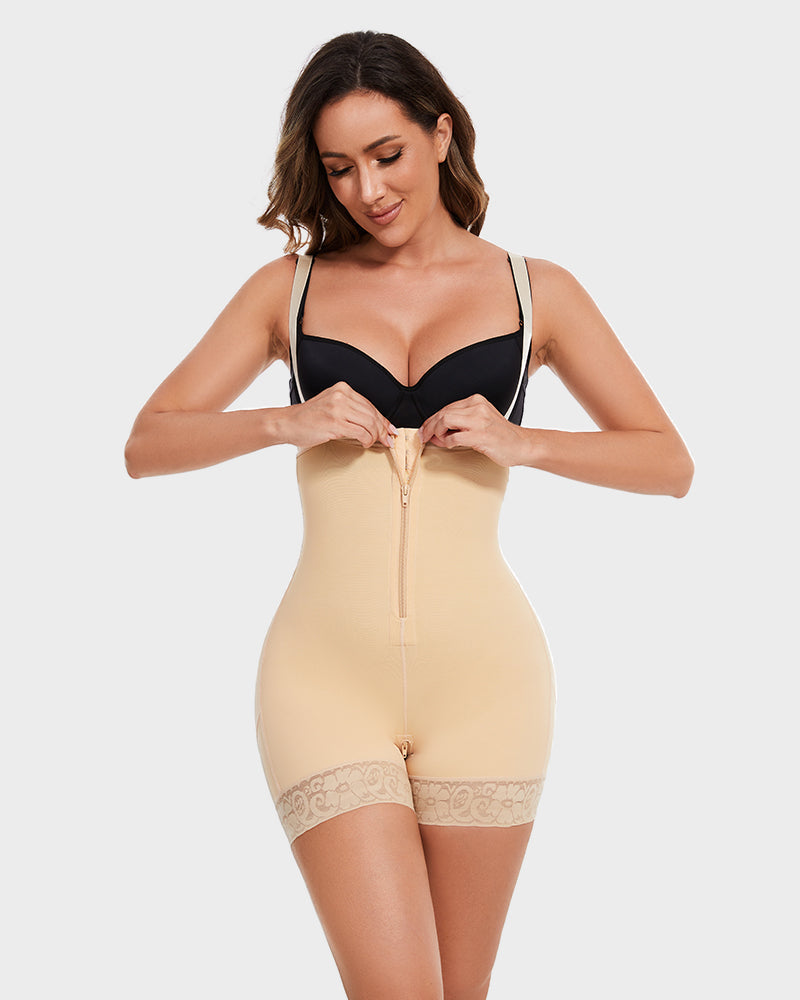 Body Modelador con Apertura en el Pecho y Control Abdominal™