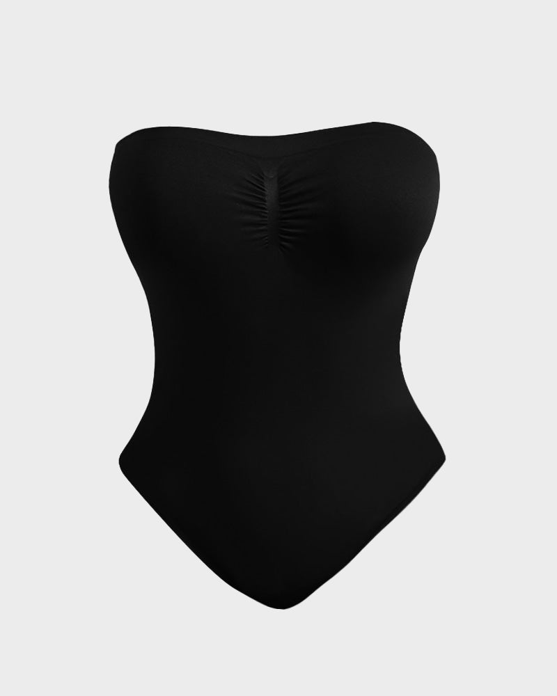 Silueta Elevada™-Body Modelador Sin Tirantes con Control Abdominal
