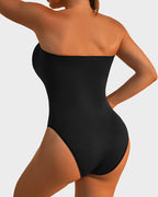 Silueta Elevada™-Body Modelador Sin Tirantes con Control Abdominal